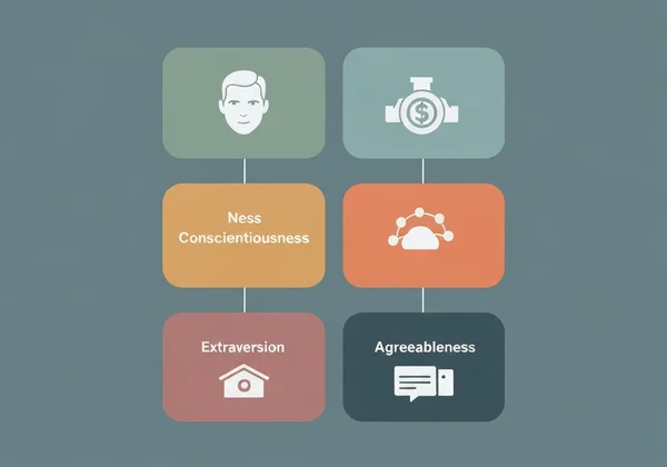 Infographic of the Big Five personality traits with Neuroticism.