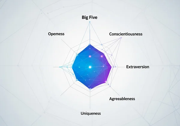 Visualisierung von Big-Five-Persönlichkeitsmerkmal-Kombinationen.