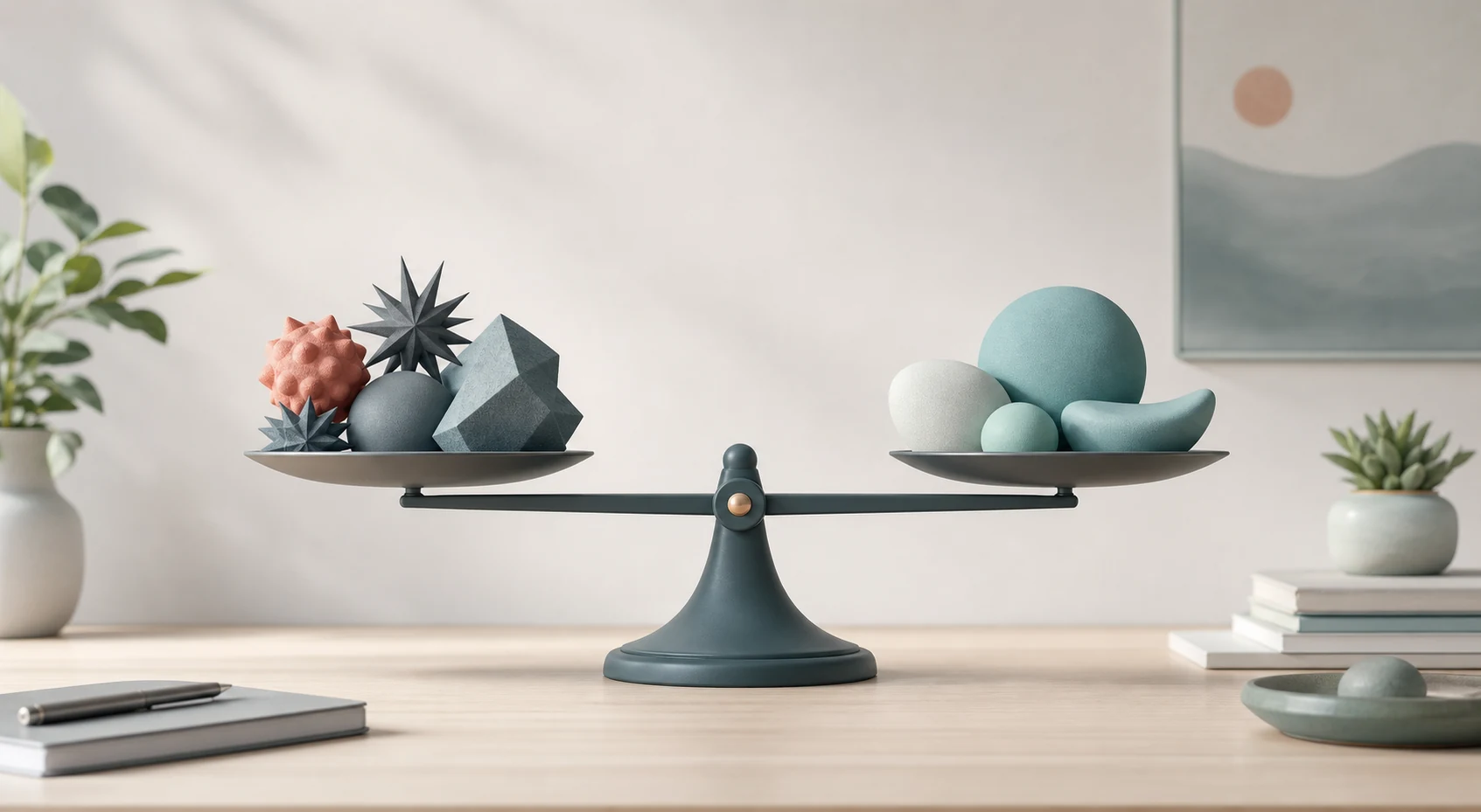 Balanced mood scale