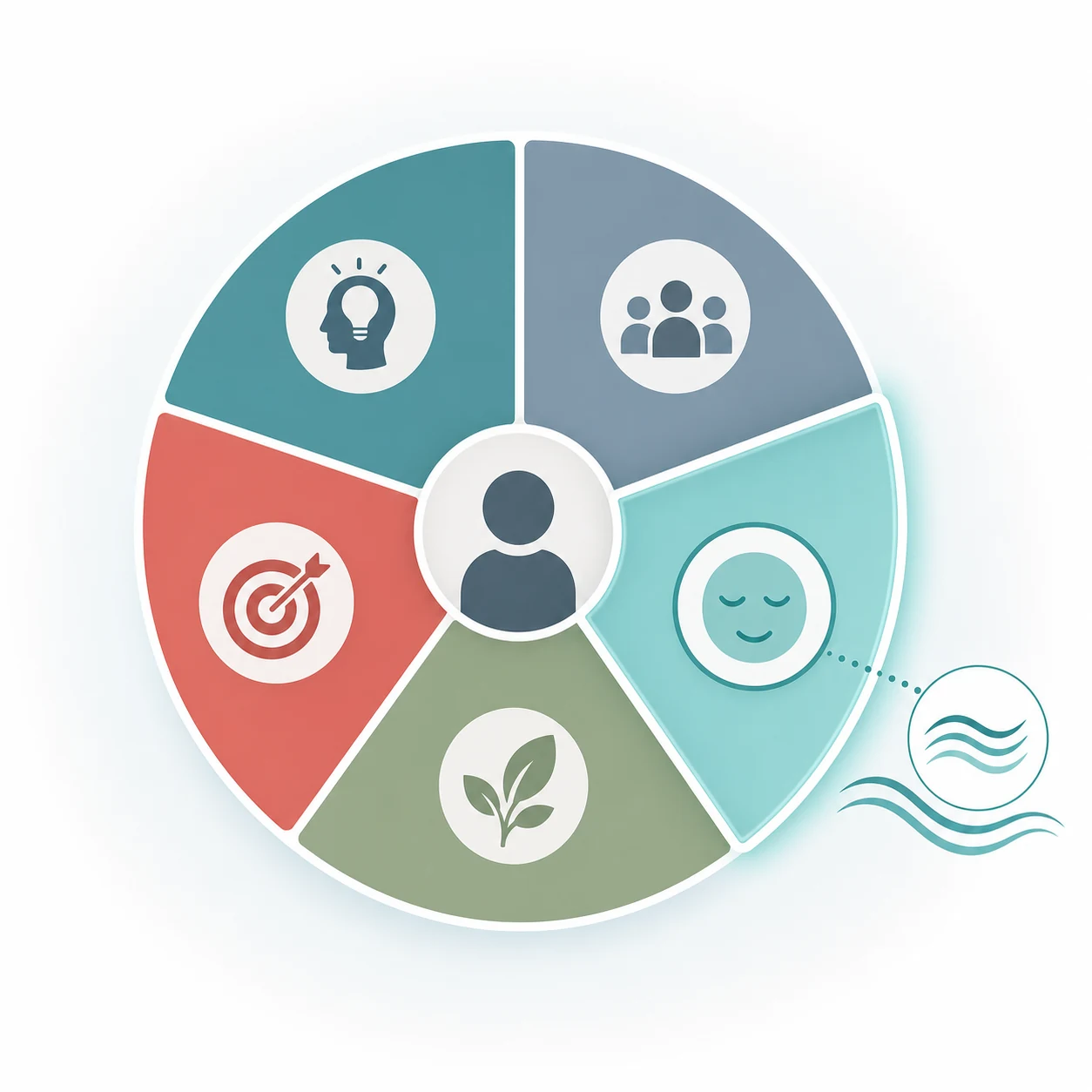Big Five trait wheel