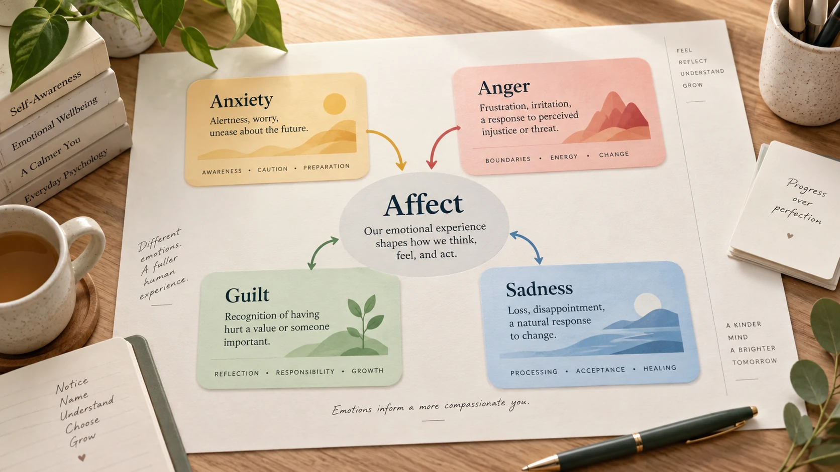 Calm emotion map